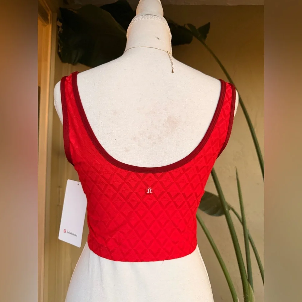 lululemon athletica Vibrant Red Sports Bra